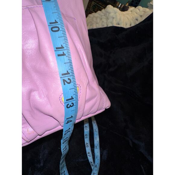 TBAGS LOS ANGELES VINTAGE Y2K HUGE LAVENDER LEATHER BAG - Picture 6 of 10